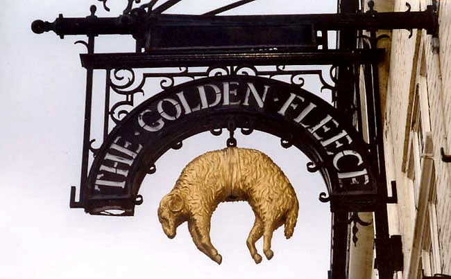 golden fleece pub sign